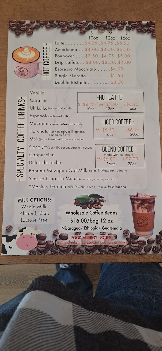 Menu Uh La La Organic Coffee And Tea-6