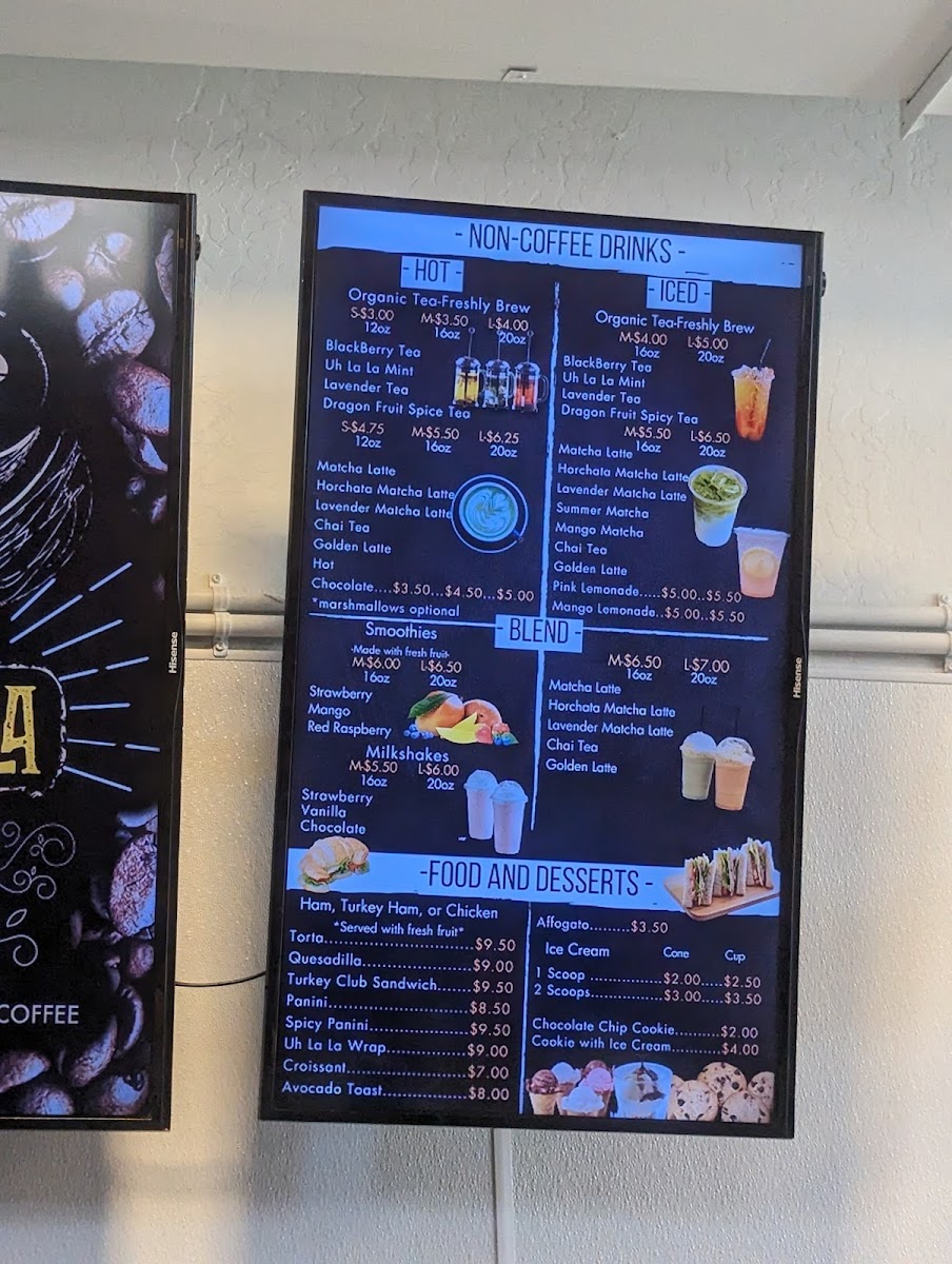 Menu Uh La La Organic Coffee And Tea-9